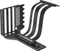Glotrends Vertical Graphics Card Support Bracket, 2-Slot, gewinkelt, PCIe 5.0, 180mm, schwarz Vorschaubild