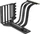 Glotrends Vertical Graphics Card Support Bracket, 2-Slot, gewinkelt, PCIe 5.0, 180mm, schwarz (PCIE50-X16-180MM-BF)