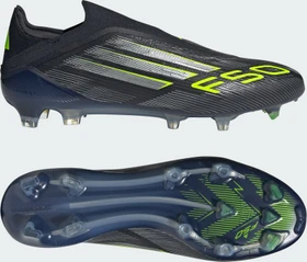 adidas F50 Elite Laceless FG core black/iron metallic/lucid lemon