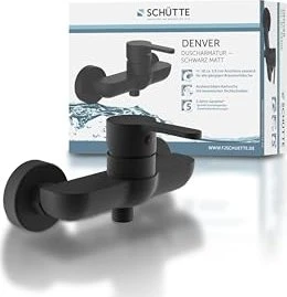 Schütte Denver Duschsystem schwarz matt
