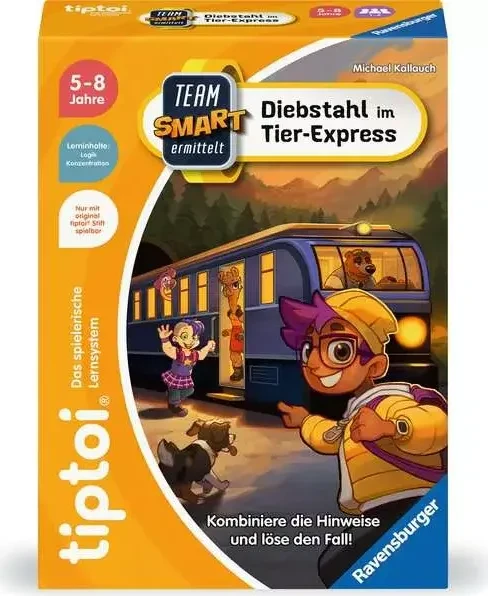 Ravensburger tiptoi Spiel: Team SMART ermittelt: Diebstahl im Tier-Express