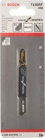 Bosch Professional T130RIFF Carbid Special for Ceramics Stichsägeblatt, 83mm, 1 Stück
