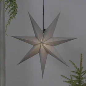 Star Trading Ozen Papierstern 70cm hängend grau 1x E14