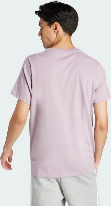 adidas Essentials Single 3-Streifen T-Shirt kurzarm preloved fig (Herren)