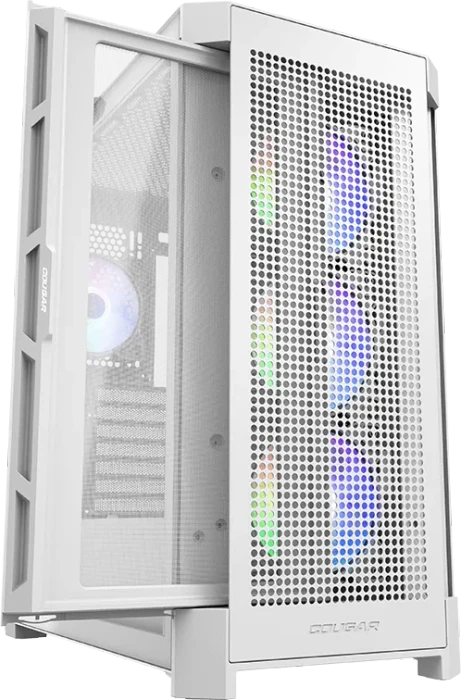 Cougar Duoface Pro RGB White, weiß, Glasfenster