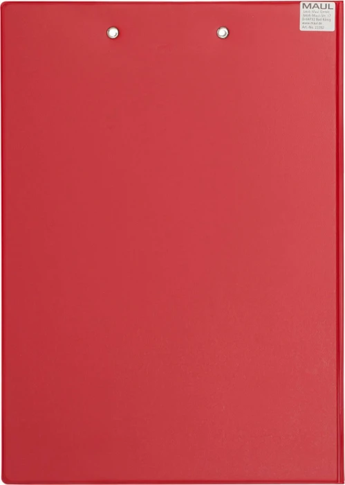 Maul Klemmbrettmappe mit Folienüberzug, A4, rot
