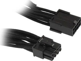 BitFenix Alchemy 8-Pin PCIe Verlängerung 45cm, sleeved schwarz (BFA-MSC-8PEG45KK-RP)