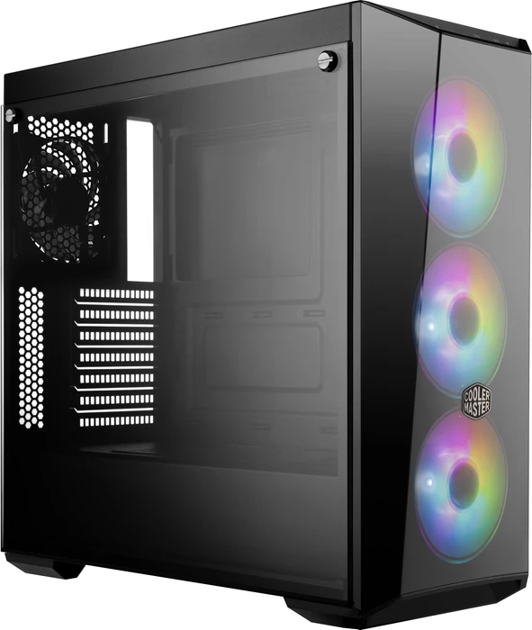 Cooler Master MasterBox Lite 5 ARGB, schwarz, Glasfenster