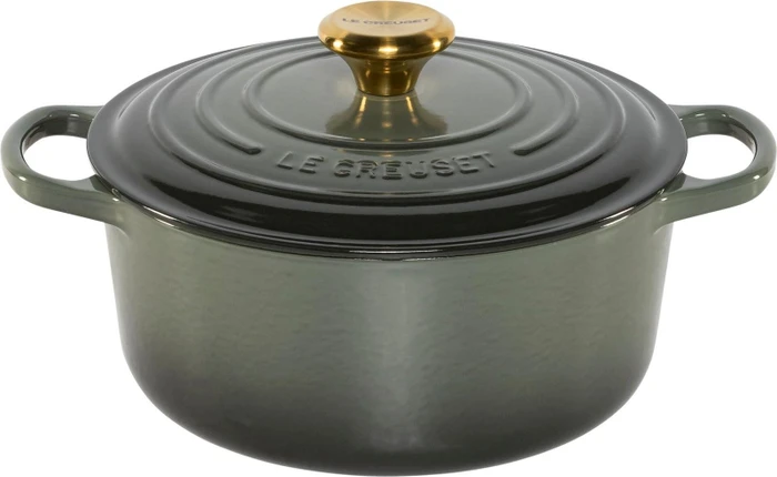 Le Creuset Signature Gusseisen Bräter rund 24cm 4.2l thyme