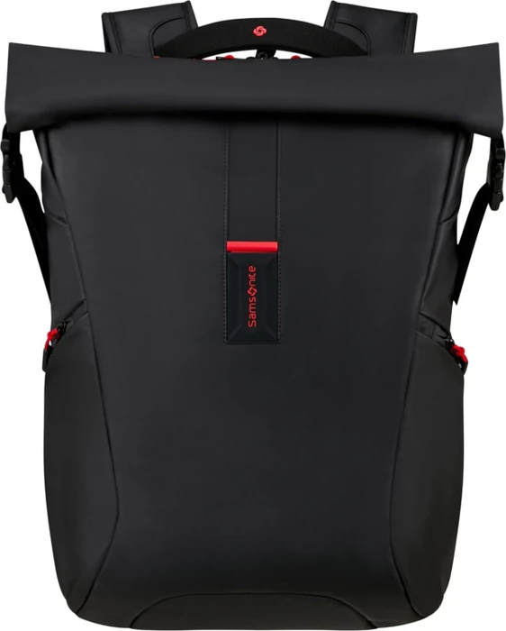 Samsonite Paradiver Light, Rolltop Backpack L, 17.3" Notebook-Rucksack, 49cm, 25/35l, erweiterbar, schwarz
