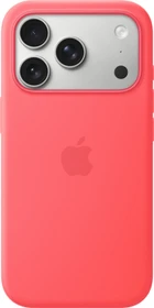Apple Silikon Case mit MagSafe für iPhone 17 Pro guavepink
