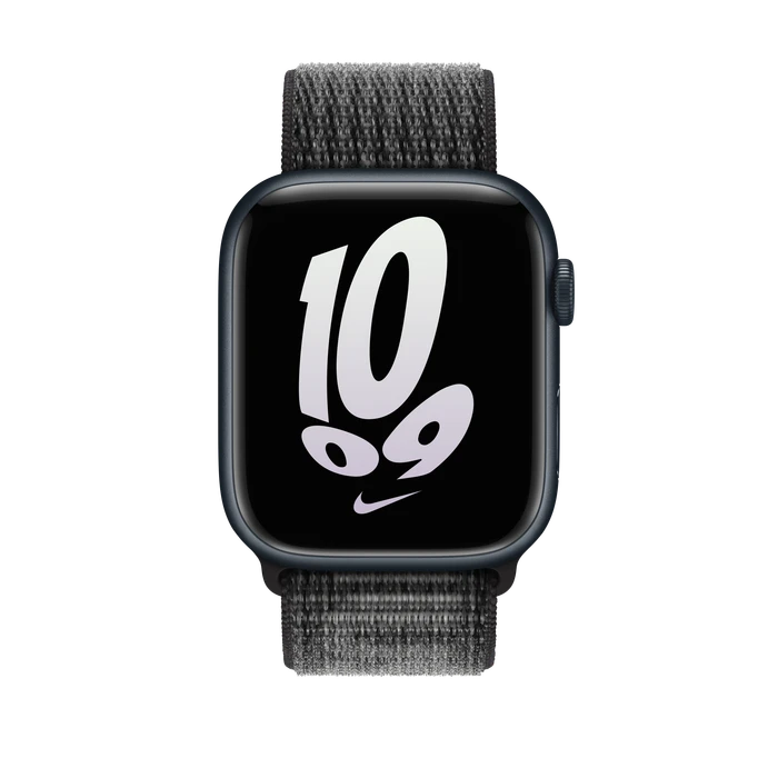 Apple Nike Sport Loop für Apple Watch 45mm schwarz/Summit White