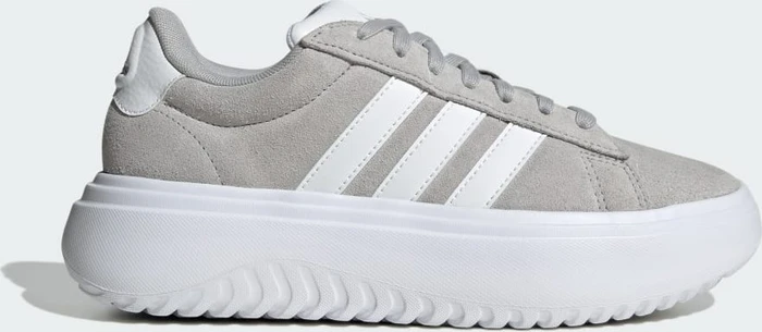adidas Grand Court Platform grey two/cloud white (Damen)