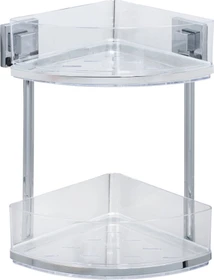 Wenko Vacuum-Loc Quadro Duschregal Edelstahl rostfrei