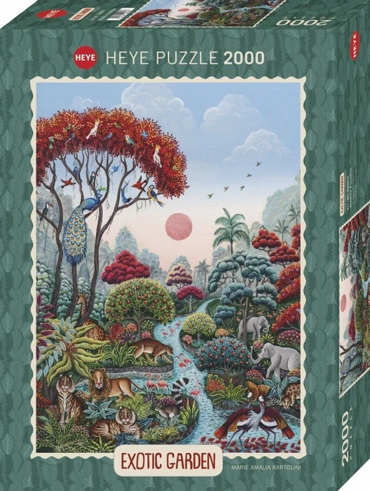 Heye Puzzle Exotic Garden Wildlife Paradise