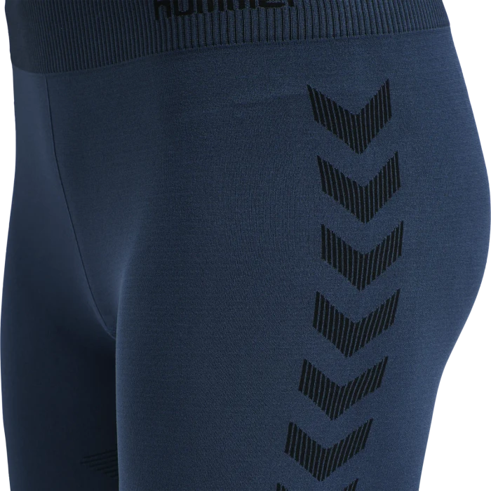 hummel Seamless Training Short Tights Hose kurz dark denim (Damen)