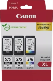Canon Tinte PG-575XL 2x/CL-576XL schwarz/dreifarbig