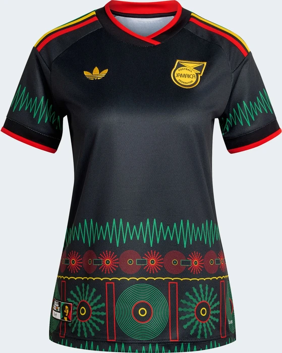 adidas Jamaika 26 x Bob Marley 2026 Auswärtstrikot kurzarm (Damen)
