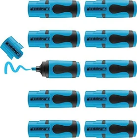 edding 7 Textmarker mini blau, 10er-Pack