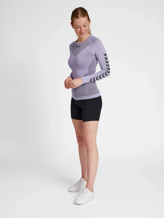 hummel Seamless First Jersey Funktionsshirt langarm lavender (Damen)