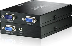 ATEN VE170R, Cat 5 VGA/Audio Extender, Sender, Empfänger, Set (VE170-AT-G)