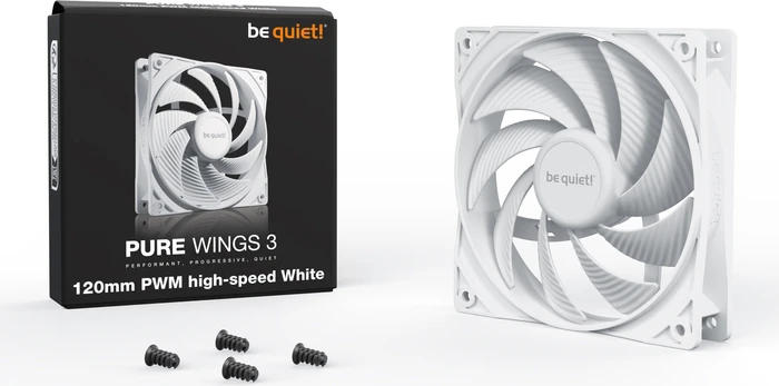 be quiet! Pure Wings 3 PWM High-Speed White, 120mm