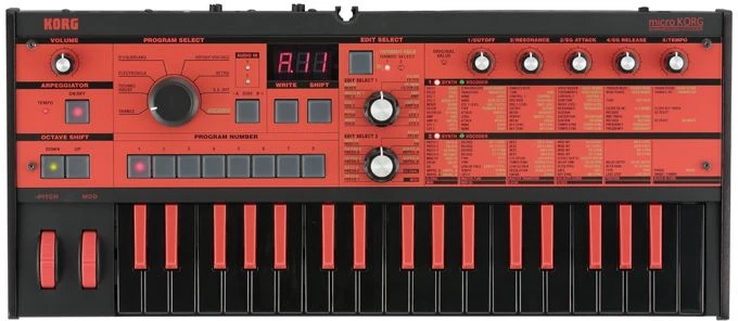 Korg microKORG BKRD Limited Edition schwarz/rot
