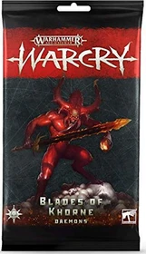 Games Workshop Warhammer Age of Sigmar Warcry - Karten der Daemons der Blades of Khorne