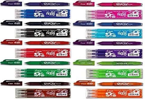 Pilot FriXion Ball BLS-FR7-S3-BN Rollerballmine RB 0.7mm braun, 3er-Pack