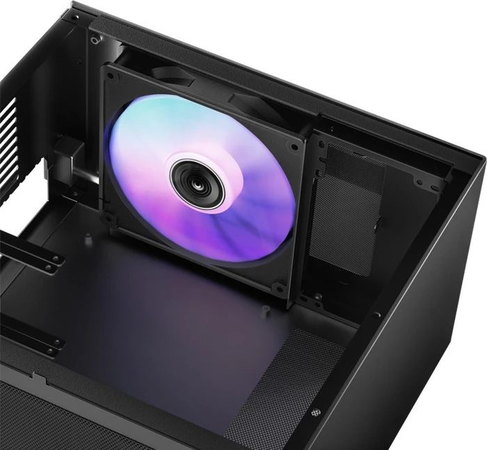 Jonsbo T8 PLUS Black, schwarz, Glasfenster, Mini-ITX