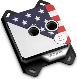 EK Water Blocks Quantum Line EK-Quantum Velocity Honor D-RGB AMD, Black Nickel, Stars & Stripes