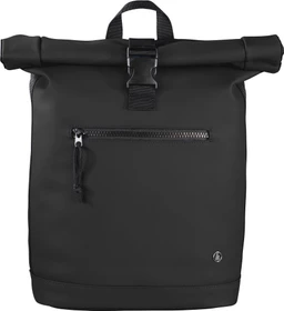 Hama Merida Roll-Top Notebook-Rucksack 15.6" schwarz