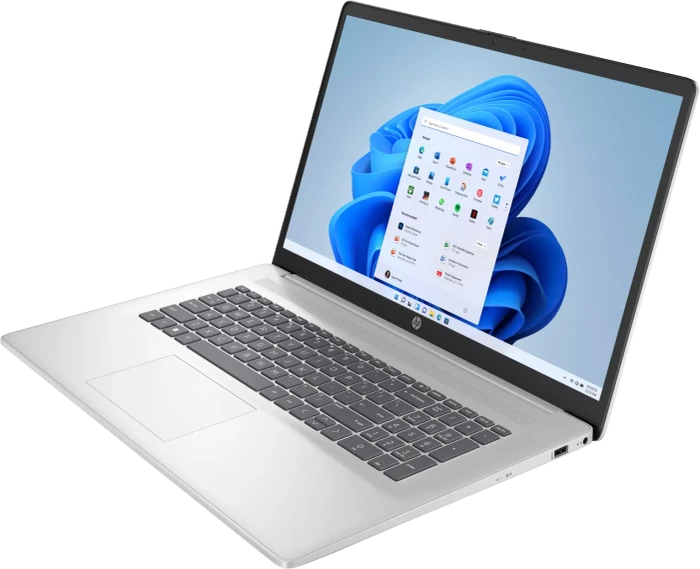 HP Laptop 17-cp3179ng, Soft Grey, Ryzen 7 7730U, 16GB RAM, 512GB SSD, DE