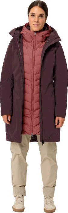 Vaude Annecy 3in1 III Funktionsmantel dark oak (Damen)