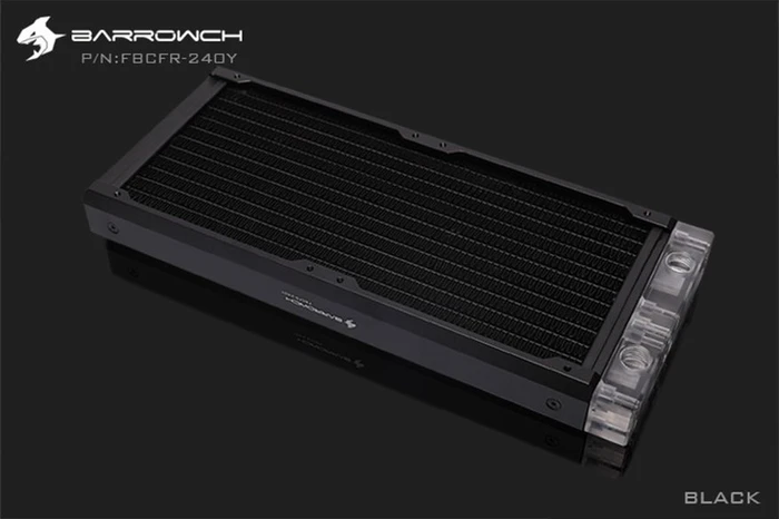 Barrow BarrowCH Chameleon Fish Series Radiator 240, PMMA, black