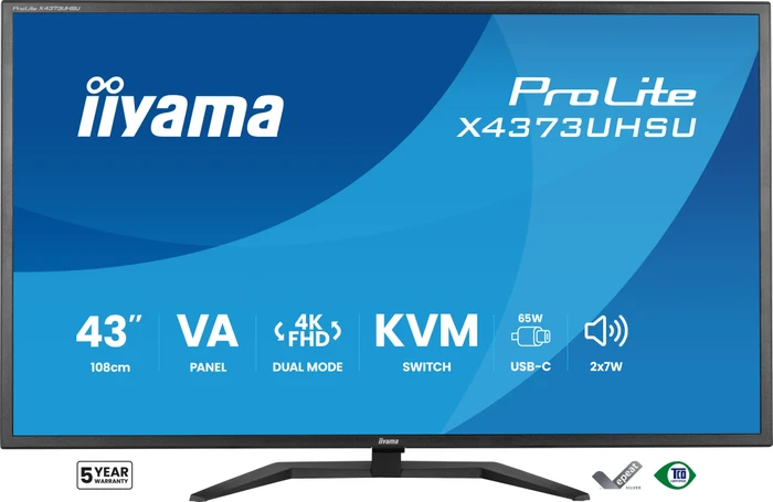 iiyama ProLite X4373UHSU-B2, 42.5"