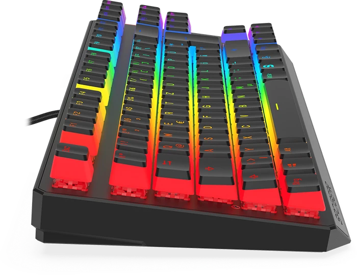 Endorfy SilentiumPC SPC Gear GK630K Pudding Tournament Edition, PBT, LEDs RGB, Kailh RED, USB, DE