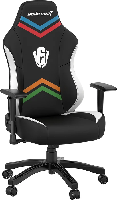 Anda Seat Phantom 3 L Gamingstuhl, Six Invitational 2022 Edition, Kunstleder schwarz/weiß