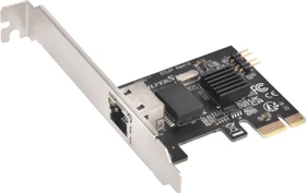 SilverStone ECL01 2.5G PCI-Express-Netzwerkkarte LAN-Adapter, RJ-45, PCIe 2.0 x1 (SST-ECL01)