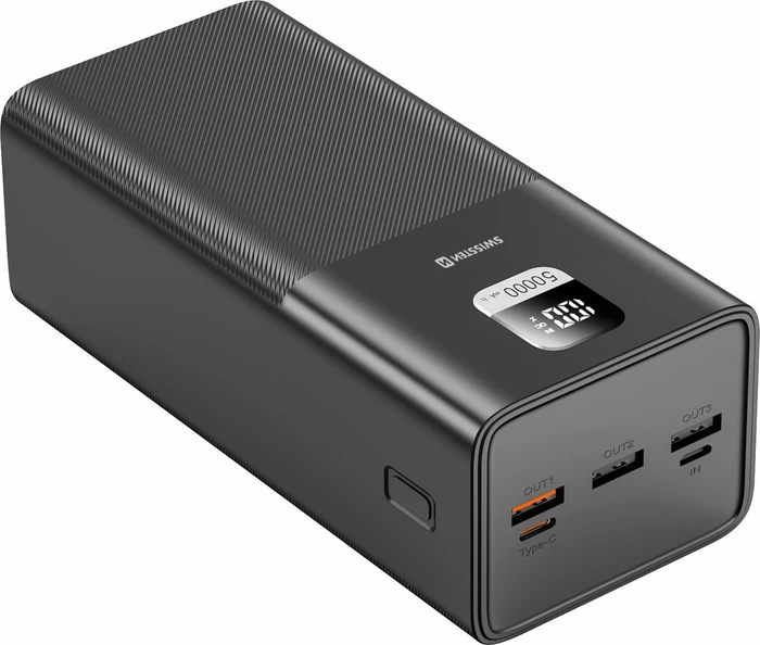 Swissten Powerbank 50000mAh 100W schwarz