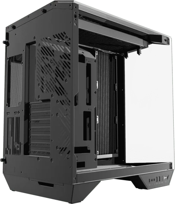 DarkFlash DY470 Shadow Black, inkl. 4x Lüfter, inkl. GPU-Halterung, Glasfenster