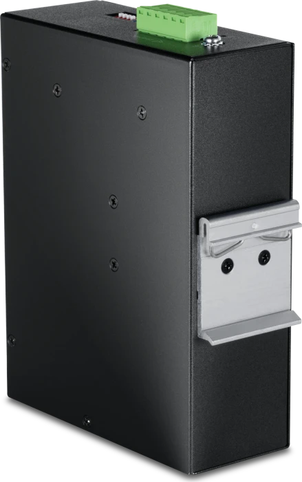 TRENDnet TI Hardened Industrial Railmount Gigabit Switch, 8x RJ-45, 2x SFP, 240W PoE+