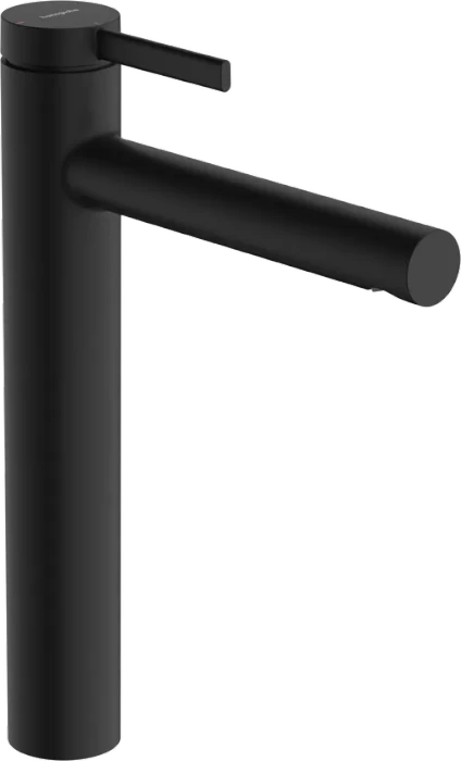 Hansgrohe Zesis S Einhebel-Waschtischarmatur 230 CoolStart für Aufsatzwaschtische mit Zugstangen-Ablaufgarnitur mattschwarz