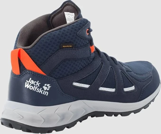 Jack Wolfskin Woodland 2 Texapore Mid dark blue/red (Herren)