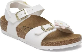 Birkenstock Rio Plain Flower AS Birko-Flor weiß (Junior)