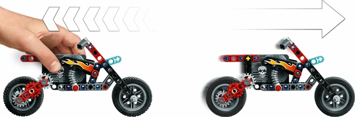LEGO Technic - Stunt-Show mit Truck und Motorrad