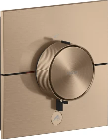 Hansgrohe Axor ShowerSelect ID eckig Thermostat für 1 Verbraucher und einen zusätzlichen Abgang brushed red gold