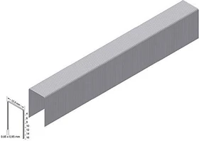 Prebena Typ A verzinkt Tacker-Klammern, 4x12.8mm, 10000 Stück