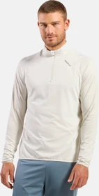 Odlo Zeroweight Warm Half Zip 2.0 Laufshirt langarm gardenia (Herren)