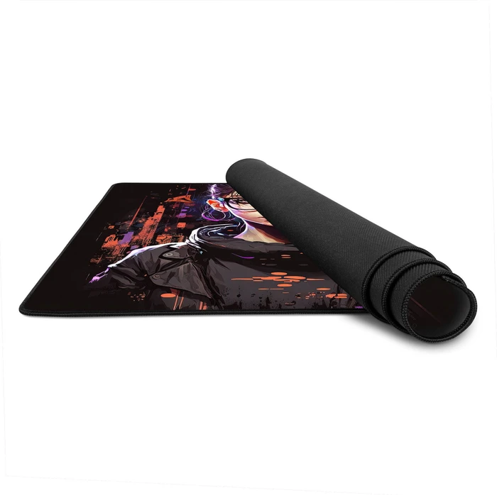 Sharkoon Skiller SGP50 D2, Mouse Mat XL, 444x355mm, Cyber-Girl with Glasses